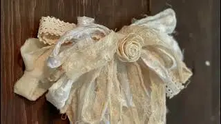 Inexpensive & Easy Scrappy Bow!