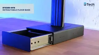 BT8390 RFB Retractable Floor Base | B-Tech AV Mounts