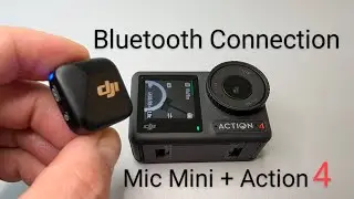 Подключение Mic Mini и DJI Action #руководство #bluetooth #микрофон