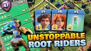 🔴 LEGEND PUSH 🏆 Root Rider Double OG Attack Th17 | Legend Day 19 | Clash with Dark ⚔️ COC Strategy