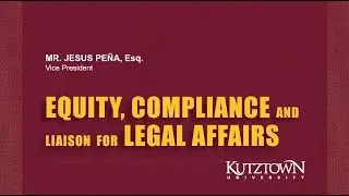 Fall 2020 Update from Equity, Compliance and Legal Affairs
