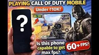 ₹10,000 POCO Phone Can Run COD Mobile at 60+ FPS?! 😱🔥