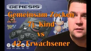 Sega Mega Drive Flashback Konsole: Ich spiele gegen Fynn- Levin 7j