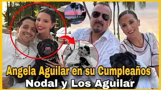 Angela Aguilar was very happy as she celebrated her birthday with her husband Christian Nodal in ...