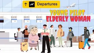 Young Pilot Elderly Woman | Bitsimages