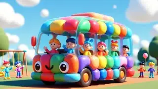 Balloon Go Pop! Rhyme 🎈 | Kids Fun Song | Balloon Vehicles Turn Real | ABC Whiz 