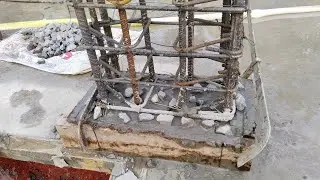 DAY 97 // 16 FEB 2023 / STARTER Casting / SHUTTERING of Ground Floor Columns/ Casting of Stairs