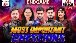 Class 8 Important Questions Marathon 🔥 | ALL SUBJECTS | Half Yearly Exams