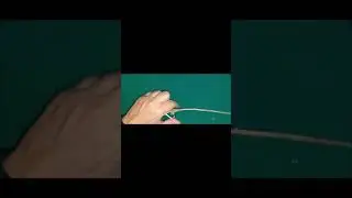 Improved Clinch Knot (part 1) #shorts #clinch #knot #nodo #fishing #engineering #pesca