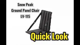 Snow Peak Ground Panel Chair Quick Look 和室椅快速介紹