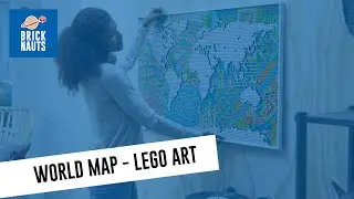 LEGO World Map, presentato ufficialmente il nuovo set del planisfero mondiale LEGO Art