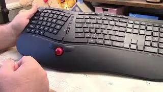 LIZRROT Ergonomic Wireless Keyboard & Trackball Mouse Combo Review