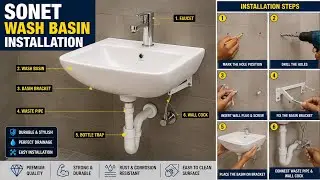 wash basin Fitting | Easy method Telugu