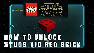 Lego Star Wars: The Force Awakens - How to Unlock Studs X10 Red Brick