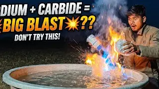 What will happen if we experiment with sodium metal and water carbide together?#sodium #experiment