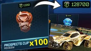OPENING 100+ OF THE NEW TOURNAMENT CUPS!!! | Rocket league