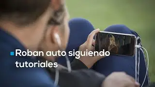 Ni&ntilde;os roban auto tras tutoriales en YouTube; persecuci&oacute;n termina en choque