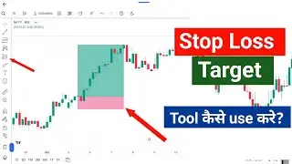 stop loss and target tool | how to use stop loss and target tool | long pposition and short position