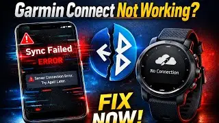 How to fix Garmin connect app not working