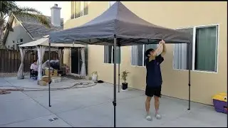 Раскладной тент COBIZI 10x10, Ez Up Canopy, коммерческие быстроразборные тентовые навесы, прочные, водонепроницаемые, с защитой от ультрафиолета