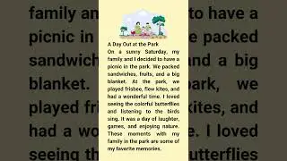 A Day Out at the Park.  #english #englishmerl