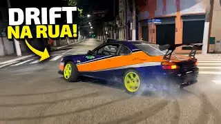 FIZ DRIFT NA RUA COM A &Uacute;NICA MONALISA DO BRASIL 🇧🇷 * motor 2jz*