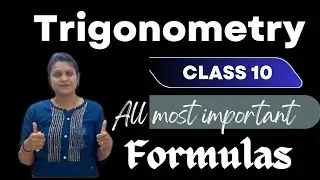 Trigonometry | All Important Formulas | Trigonometry Table |Class10th | Maths | Very Important |