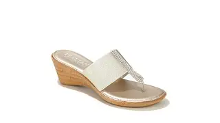 Italian Shoemakers Mina Ornament Wedge Sandal