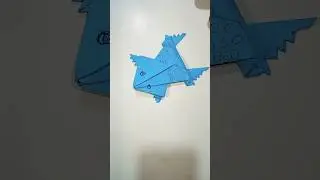 A4 paper frog make at home