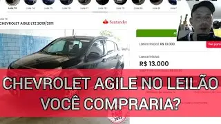 CHEVROLET AGILE NO LEIL&Atilde;O. Voc&ecirc; compraria? Leil&atilde;o da LOOP Leil&otilde;es