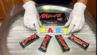 How to make|MARS Chocolate Ice Cream Rolls at home |a.s.m.r| مارس آئس کریم رول