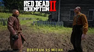 Bertram owns Micah Bell in fight- RDR2 NPC Fight