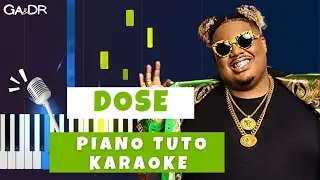 Naza - DOSE (Piano Cover Tutoriel KARAOKE Paroles) [ Ga&Dr Piano Tuto ]