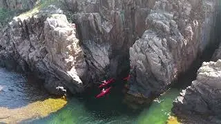 @Bornholm @Norden @Hammerhus und die Steilk&uuml;ste Flug mit @Drohne Mavic 2