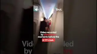Passengers aboard Air India flight 171 filmed this before takeoff from Ahmedabad airport on 12 June.