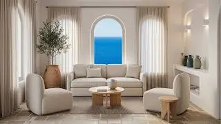 Tiny Mediterranean Living Done Right | Soft Light, Calm Spaces & Style