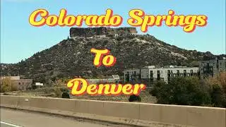 Colorado Springs to Denver POV Drive #coloradosprings #pov #denver #drive #mountains