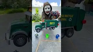 Big Remote Control Garbage Truck Unboxing & Testing  #shorts 🛢️💥