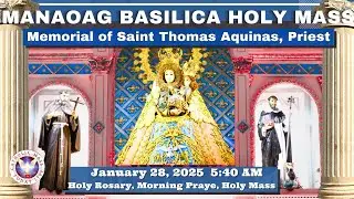 CATHOLIC MASS  OUR LADY OF MANAOAG CHURCH LIVE MASS TODAY January 28, 2026  5 a.m. Holy Rosary
