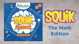 SQUIK: The Brain Game of Skill & Speed &ndash; Math Edition | Fun and Engaging | (6-99 Years)