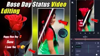 Happy Rose Day Status Video Editing | Alight motion tutorial