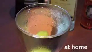 Nick & Nora Dry Martini Recipe. Making at home.