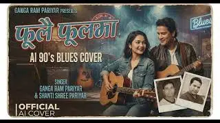फूलै फूलमा (Phulai Phulma) | AI 90's Blues Cover | Ganga Ram Pariyar & Shanti Shree Pariyar | 