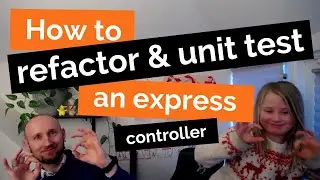 How to refactor and unit test an express controller - nodejs