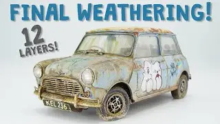 WEATHERING In 12 Layers, Watch This!: Building Tamiya Mini Cooper 1275S 1/24 Wreck