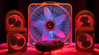 😴 5 Fan Heater Sounds and Deep Box Fan Noise for Easy and Fast Sleep