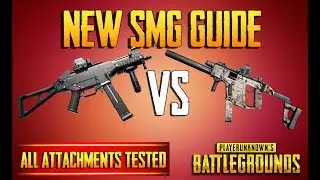 PUBG GUIDE | NEW SMG GUIDE | UMP VS VECTOR | ALL ATTACHMENTS TESTED! TRAINING GROUNDS 15