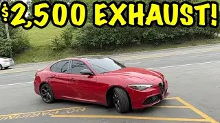 2019 Alfa Romeo Giulia w/ $2,500 EXHAUST!