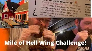Mile of Hell Challenge 7 F&rsquo;ing Hot Wings in 7 Minutes
