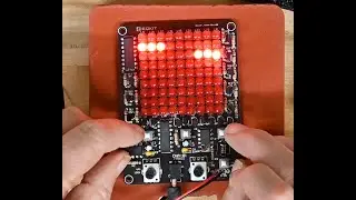 C.K. builds a good solder practice kit with chasing LEDS from EI Electronic